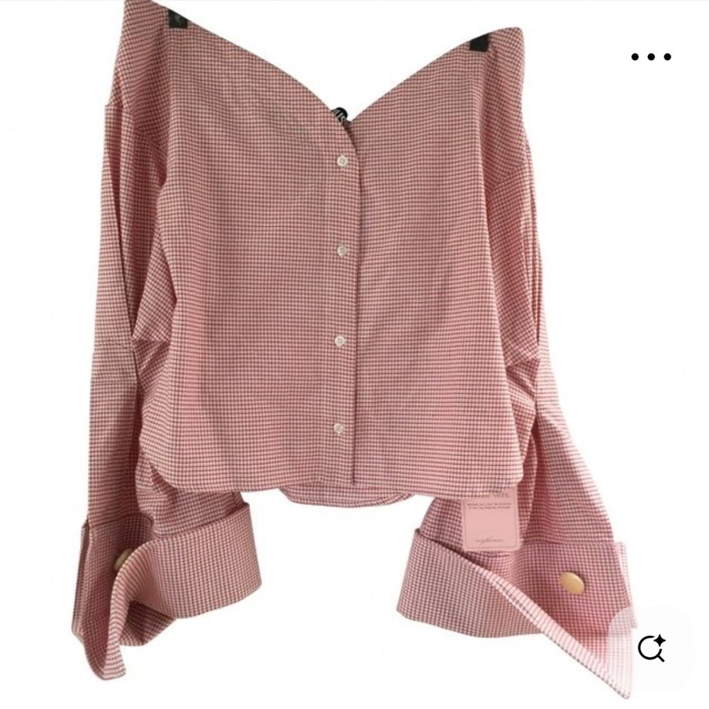 Jacquemus Red Checkered Button-Down Shirt